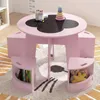 COSTWAY Kindertisch und Stuhl Set, 5 teilige Produktbild-Vorschau 9