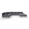 TRADA Gartenecksofa Bahama XL Dunkelgrau Links 370x175 cm Produktbild-Vorschau 6