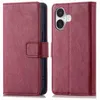 Funda Tipo Libro de Lujo para Apple iPhone 16 - Bordeaux Vista previa de la imagen del producto 1