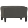 vidaXL Fußhocker Dunkelgrau 60x50x41 cm Samt Produktbild-Vorschau 1
