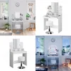 Stół o jamierze Vicco Ania Biały 80 cm z lustrem i Podgląd zdjęcia produktu 8