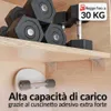 DEKAZIA® 16pz Supporti per Mensole Autoadesivi | Supporto Anteprima dell’immagine prodotto 2