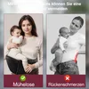 Baby-Hüftsitztrage mit Tasche, ergonomische Produktbild-Vorschau 4