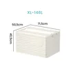 A white storage box with dimensions indicated by lines and text. Produktbild-Vorschau