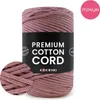 KOKONKI Premium Baumwollkordel 3 mm, 100 m Rolle, Malwa Produktbild-Vorschau 1