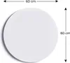 Pannello magnetico rotondo bianco CERCHIO diametro 60cm - Anteprima dell’immagine prodotto 7