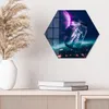 DEQOART Glasbild Echtglas 40x35 cm 'Kosmos im Glas' Produktbild-Vorschau 3