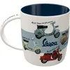 Nostalgic-Art - Šálek kávy - Vespa - Vespa Model Chart Náhled obrázku produktu 4
