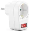 deleyCON Steckdosenadapter Indoor Schutzkontakt Adapter Produktbild-Vorschau 1