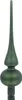 Kaemingk Weihnachtsbaumspitze Piniengrün matt Ø 6 cm 26 cm Produktbild-Vorschau 1