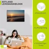 ARTland Leinwandbild Sonnenuntergang an Ostsee Insel Poel Produktbild-Vorschau 3