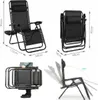 Zero-Gravity Gartenstuhl Set – 2er Set klappbare Produktbild-Vorschau 2