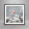 Gerahmtes Poster - Schwarzer Rahmen - Flamingo Schwan Produktbild-Vorschau 5