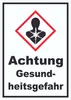 Schild Gesundheitsgefahr Sensibilisierung der Atemwege Produktbild-Vorschau 1