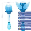 Seifenblasen Lotusblume hellblau 10x33cm Kunststoff 115ml Produktbild-Vorschau 2