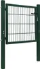 vidaXL Zauntor Stahl Grün 105x150 cm -  Gartentore Produktbild-Vorschau 9