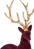 Rentier Velours Dekorative Figur Für Weihnachten Produktbild-Vorschau 4