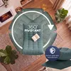 CASARIA Fauteuil tout confort pivotant 360 degrés velours Voir les images du produit 5