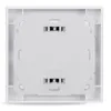 The back of a white electronic device, likely a motion sensor, is shown against a white background. The device has mounting points and a material designation. Produktbild-Vorschau