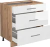 Küchenunterschrank Vicco Fame-Line Weiß Hochglanz 80 cm mit Produktbild-Vorschau 5