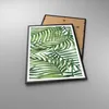 Gerahmtes Poster - Schwarzer Rahmen - Palme Blatt grün - Produktbild-Vorschau 3