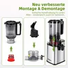 Slow Juicer Entsafter 250 W, Kaltpressentsafter mit Produktbild-Vorschau 9