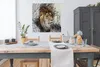 MuchoWow® Poster Löwe - Muster - Farben 100x100 cm - Produktbild-Vorschau 3