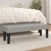 vidaXL Lavica Light Grey 100x30x30 cm Látka Náhľad obrázku produktu 2