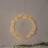 LED Gold Kranz Winny, batteriebetrieben, Timer, 38cm Produktbild-Vorschau 2