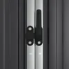 vidaXL Abri de jardin anthracite 225x89x161 cm Acier Voir les images du produit 6