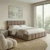 Polsterbett EMILIA 180x200 cm, Braun - Bett mit Lattenrost, Produktbild-Vorschau 1