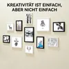 Bilderrahmen, 11er Set Schwarz-Weiß-Posterrahmen, Produktbild-Vorschau 4