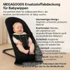 Babywippe Ersatzbezug weich atmungsaktiv für Babyschaukeln Produktbild-Vorschau 2
