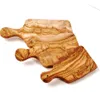 Three wooden cutting boards of different sizes are arranged diagonally on a white background. Produktbild-Vorschau
