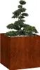 vidaXL Pflanzkübel Rostig 80x80x80 cm Wetterfester Stahl Produktbild-Vorschau 1