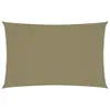 vidaXL Voile d'ombrage Oxford Rectangulaire 2x5 m Beige Voir les images du produit 9