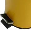 A close-up of the pedal mechanism of a yellow trash can. Podgląd zdjęcia produktu