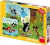 Puzzle 3x55 Maulwurf und Höschen Produktbild-Vorschau 1