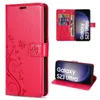 Handy Tasche für Samsung Galaxy S23 Ultra Handyhülle Blumen Produktbild-Vorschau 1