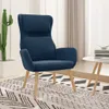 vidaXL Poltrona relax in velluto blu Anteprima dell’immagine prodotto 2