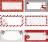 Oblique Unique 6 Etiketten Sticker Beschreibbare Weihnachts Produktbild-Vorschau 1