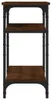 vidaXL Bočný stolík Brown Oak Optics 35x30x60 cm Materiál Náhľad obrázku produktu 5