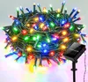 20m 200 LED Solar Lichterkette Wasserdicht 8 Lichtmodi für Produktbild-Vorschau 1