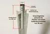 A close-up of a metal ground sleeve with measurement annotations. Produktbild-Vorschau