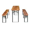 Faltbare Bierzeltgarnitur 220cm,3-teilig:1 Klapptisch+2 Produktbild-Vorschau 5