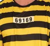 costume da galeotto giallo nero a righe per uomo taglia M - Anteprima dell’immagine prodotto 7