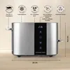GOURMETmaxx : Grille-pain à fentes courtes pour 2 tranches Voir les images du produit 7