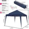 TecTake 404828, Modrá, Polyester, Ocel Náhled obrázku produktu 7