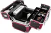 Kosmetikkoffer schwarz weiß gepunktet Beautycase metallic Produktbild-Vorschau 7