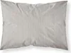 A plain, flat pillowcase with a subtle vertical stripe pattern. Podgląd zdjęcia produktu
